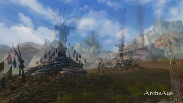 ArcheAge - Landscape trailer, Falconry Plateau смотреть онлайн