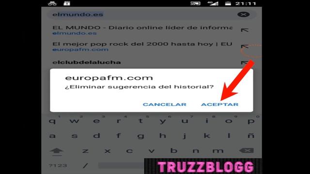 CHROME + ANDROID: Cómo eliminar las sugerencias (páginas visitadas) de Google Chrome. смотреть онлайн