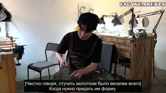 [RusSub] [РусСуб] [BTS VLOG] Jimin L 팔찌공방 VLOG