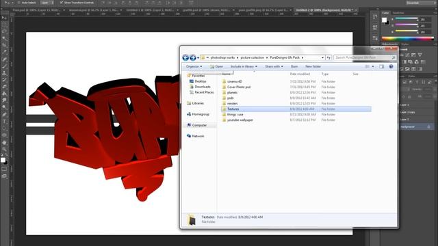 Best Photoshop Graffiti (Graphic tablet) - speedart смотреть онлайн