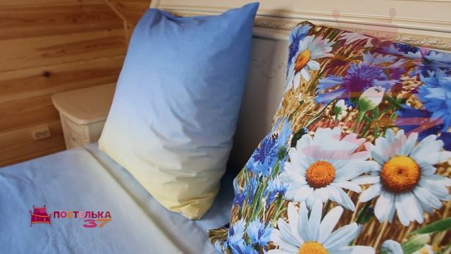 Постельное белье из бязи "Васильки" смотреть онлайн