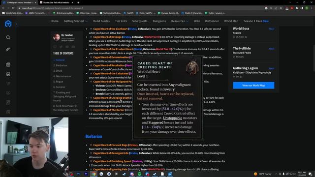 Best Malignant Hearts To Use For Rogue - Diablo 4 смотреть онлайн