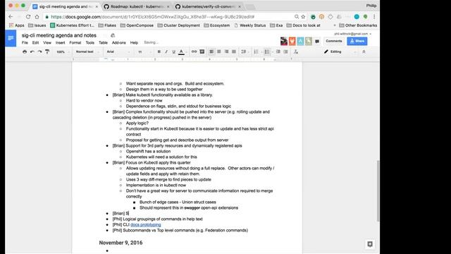 Kubernetes SIG CLI 20161026 смотреть онлайн