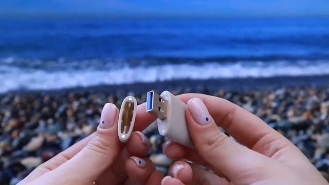 Флешка Pebble Type C в форме камня смотреть онлайн