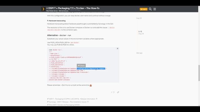Set up Hardware Transcoding for Plex on Synology DSM 7 смотреть онлайн