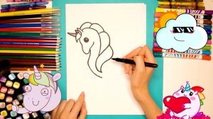 Как нарисовать Единорога ✨ Простые рисунки ✨ Уроки рисования для детей ✨