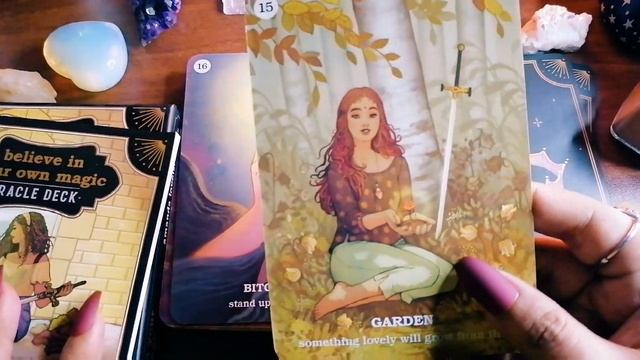 BELIEVE IN YOUR OWN MAGIC ORACLE DECK by AMANDA LOVELACE ❤ смотреть онлайн