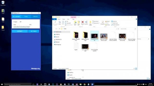 FakeApp 2.2.0 Tutorial - Installation and Usage (How to put Nicholas Cage's Face on Various people)