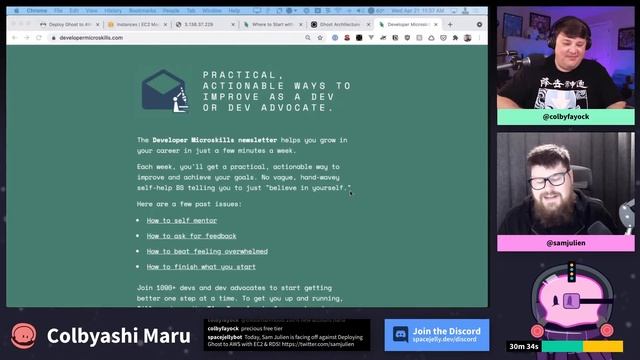 Deploying Ghost to AWS with EC2 & RDS ft Sam Julien - Colbyashi Maru смотреть онлайн