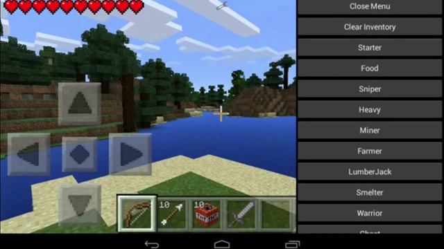 [Обзор мода] Kits Mod для Minecraft Pocket Edition смотреть онлайн