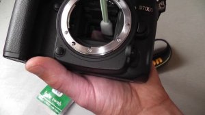 Чистка матрицы зеркального фотоаппарата  Nikon D7000