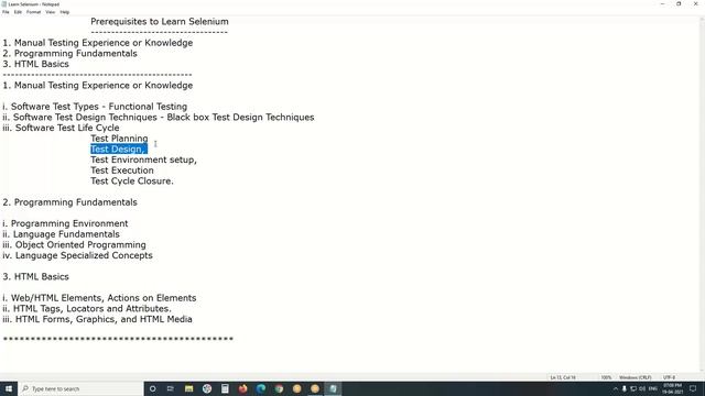 Prerequisites to Learn Selenium. смотреть онлайн