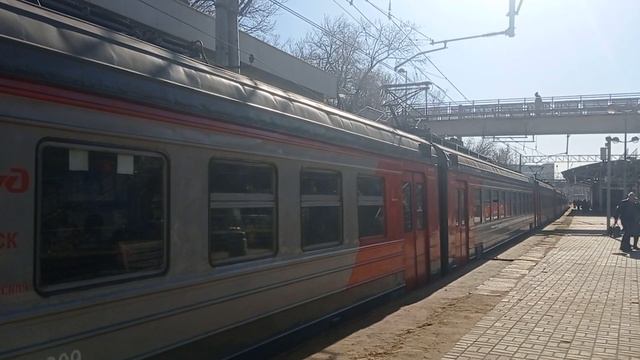 Электропоезд ЭД4М-0059 с сообщением Куровская-Москва(Казанский-Вокзал). смотреть онлайн