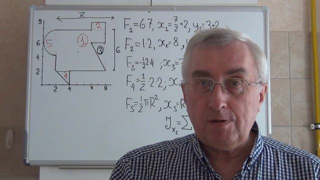 Моменты инерции сечения из простых фигур смотреть онлайн
