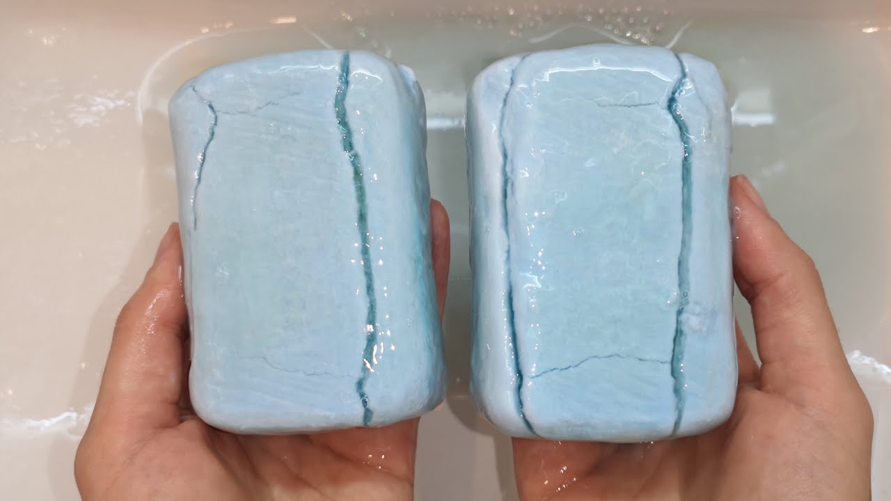 РАЗМОКШЕЕ МЯТНОЕ МЫЛО - SOAKED SOAP! ЖМЯК ЖЕСТКОЙ ГУБКОЙ! ВИДЕО АНТИСТРЕСС! смотреть онлайн