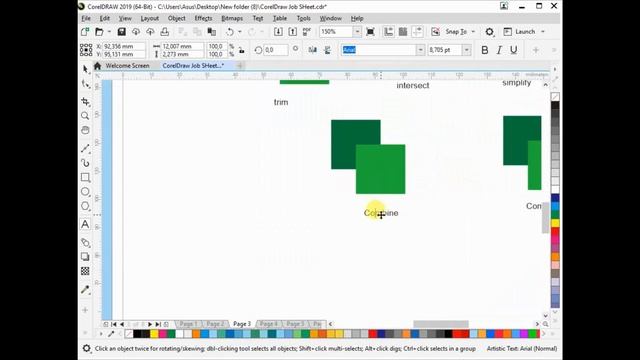 Path Finder | CorelDraw Tutorial смотреть онлайн