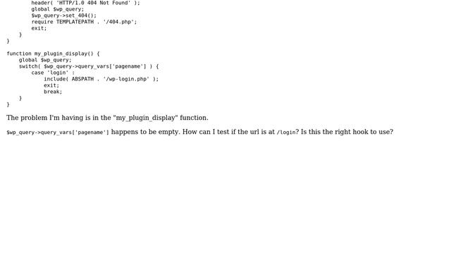 Wordpress: Checking url from plugin смотреть онлайн