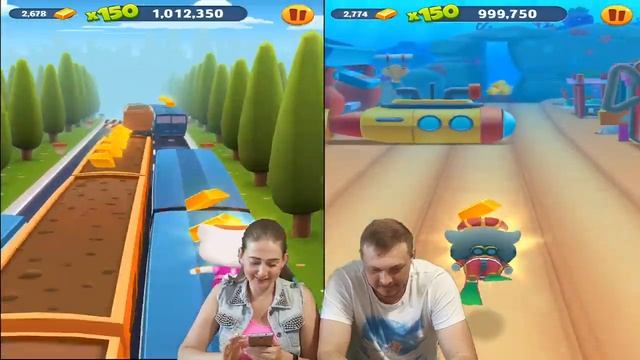 Королевский забег в игре Том за золотом! Король Том против принцессы Анджелы от Каталекс!