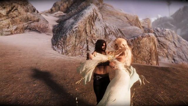Kaidan and Dragonborn dance the Tango Skyrim Special Edition смотреть онлайн