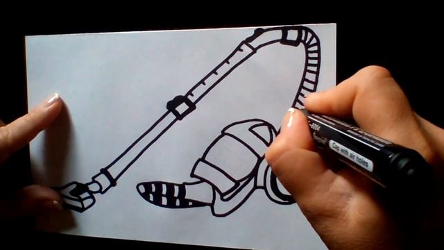 COMMENT DESSINER UN ASPIRATEUR /CÓMO DIBUJAR UNA ASPIRADORA /WIE MAN EINEN STAUBSAUGER ZEICHNET смотреть онлайн