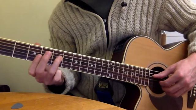 Copy of Soldier of Fortune, after the intro, guitar lesson, tutorial смотреть онлайн