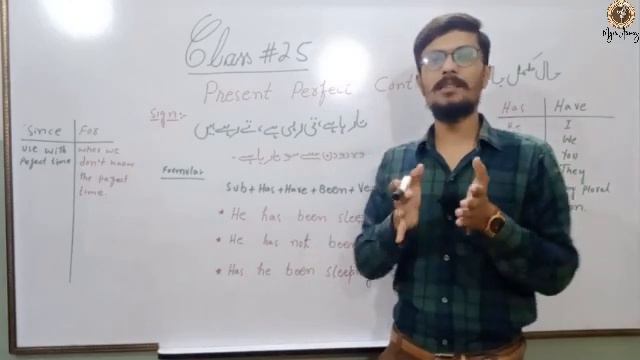 Present Perfect Continuous Tense || in Urdu || Class 25 || Myri Aawaz смотреть онлайн