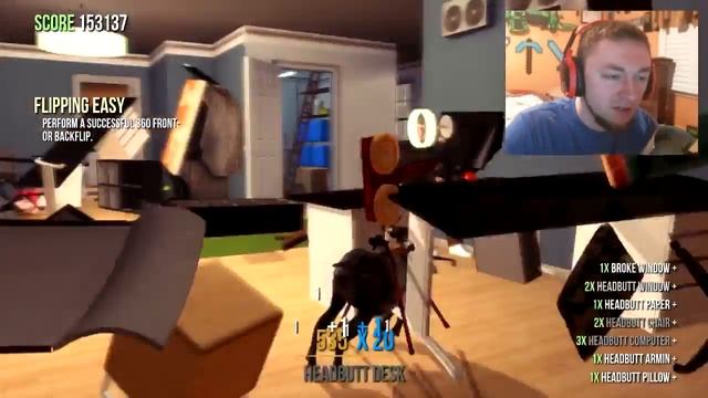 GOAT SIMULATOR (2) | FLAPPY NYAN GOAT?!! | EPIC TONGUE HANG GLIDING смотреть онлайн