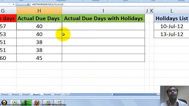 Calculate Days Between Two Dates in Excel смотреть онлайн