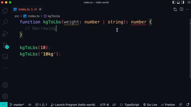 The Ultimate TypeScript Course，Advanced Types: Union Types смотреть онлайн