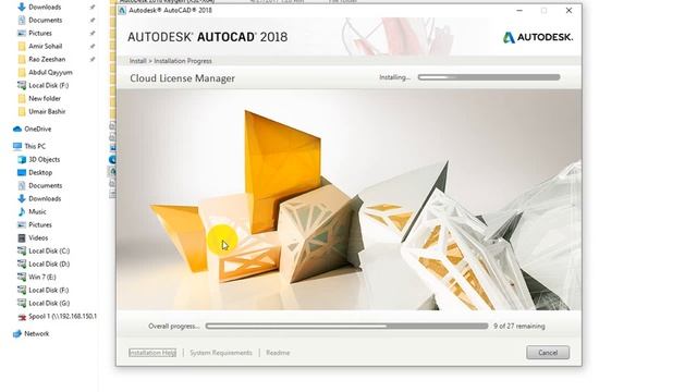 AutoCAD 2018 Installation In Windows 10 смотреть онлайн