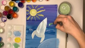 Рисуем ракету поэтапно. Как нарисовать ракету в космосе. Урок рисования для самых маленьких.