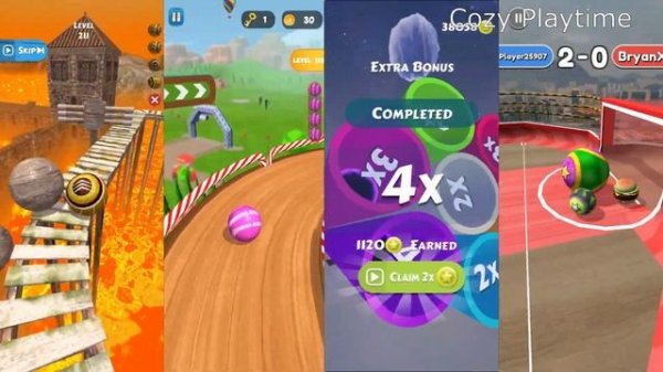 Rollance vs Sky Ball Jump vs Action Balls vs Going Balls - Android, IOS gameplay