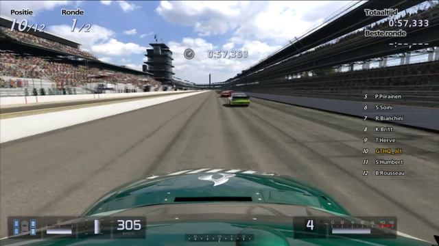 Gran Turismo 5 gameplay - NASCAR on Indianapolis Speedway смотреть онлайн