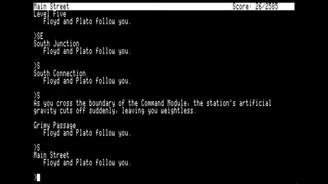 Stationfall walkthrough (Apple II - Infocom) смотреть онлайн