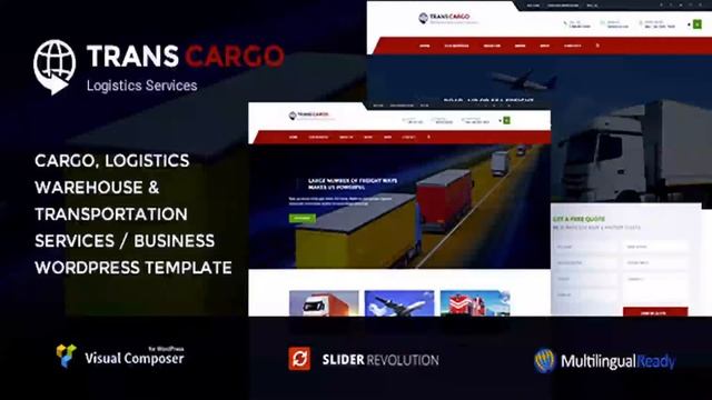 Trans Cargo - Transport & Logistics WordPress | Themeforest Website Templates and Themes смотреть онлайн