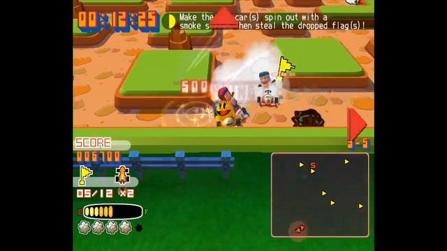 Namco Museum Megamix - Rally-X Remix - Full Playthrough