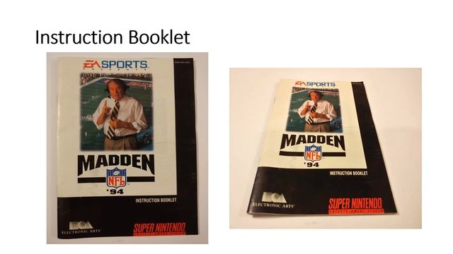 Madden NFL 94, SNES, Cart, Manual, Player Rating Sheets, Authentic, Tested смотреть онлайн