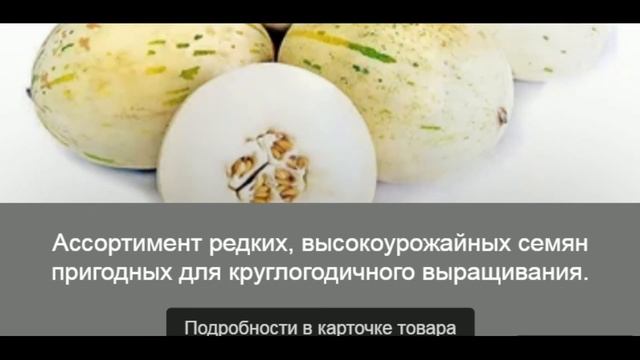 Мускусная дыня Muskmelon Семена / Торговая точка - Семяныч: смотреть онлайн