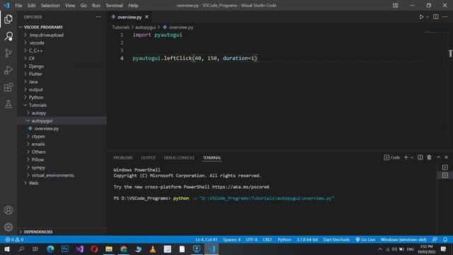 PyAutoGUI Tutorial - Automating the Mouse and Keyboard in Python смотреть онлайн