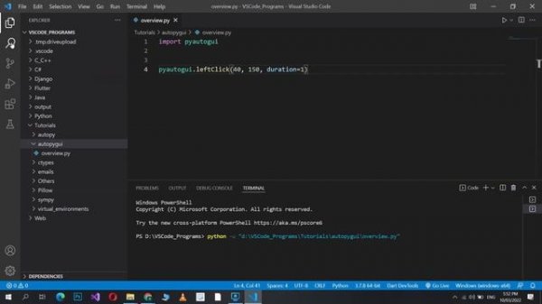 PyAutoGUI Tutorial - Automating the Mouse and Keyboard in Python