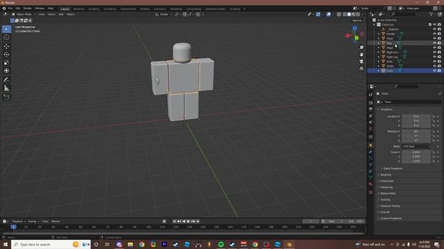 Beginner Roblox Blender Animation Tutorial смотреть онлайн