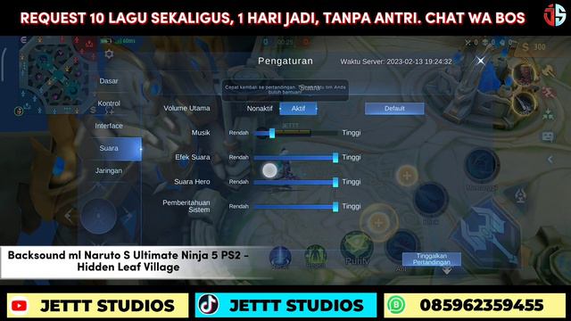 SCRIPT BACKSOUND IN GAME MOBILE LEGENDS LAGU NARUTO S PS2 | SCRIPT BACKSOUND ML смотреть онлайн