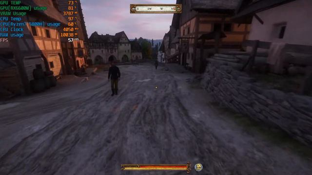 MSI Alpha-15(Ryzen7&RX6600M) Gaming Benchmarks kingdom come: deliverance High Setting 1080P 80+ FPS смотреть онлайн