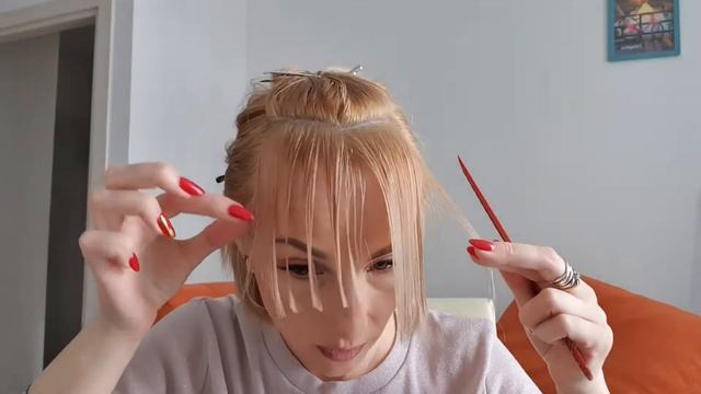 Челка на тонкие волосы смотреть онлайн