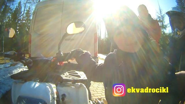 Доставка квадрика клиенту. Подростковый квадроцикл MOWGLI HARDY 8+. смотреть онлайн