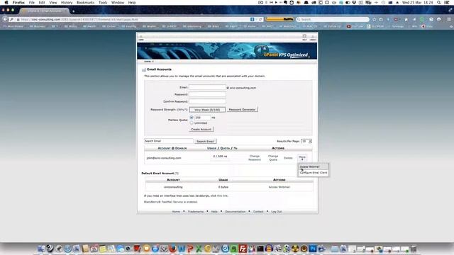 Configuring an email client using cPanel смотреть онлайн