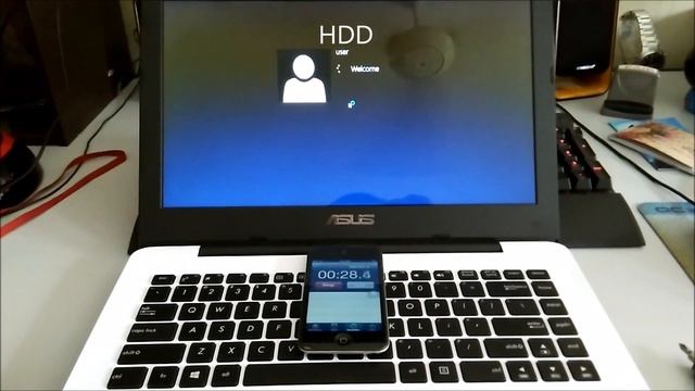 Asus X454L i3 Notebook HDD vs SSD speed test смотреть онлайн