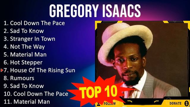 G r e g o r y I s a a c s 2023 MIX - Top 10 Best Songs - Greatest Hits - Full Album смотреть онлайн