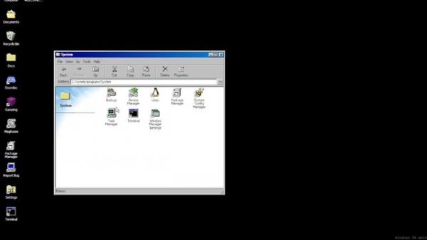 windows 96 и windows xp в браузере