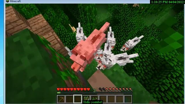 MInecraft 1.2.4 - ocelot and wolf spawning glitch смотреть онлайн
